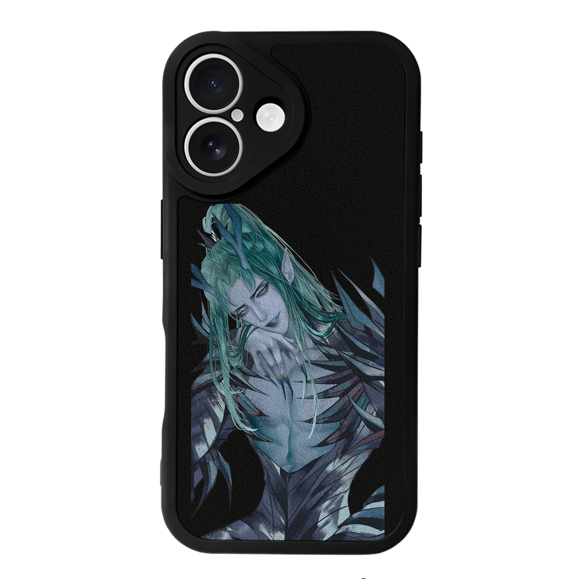 （画像用） Ne Zha 2 ナタ 魔童の大暴れ 【iPhone 16シリーズ対応】シリコンスマホケース（レザー調） 材質：シリコン